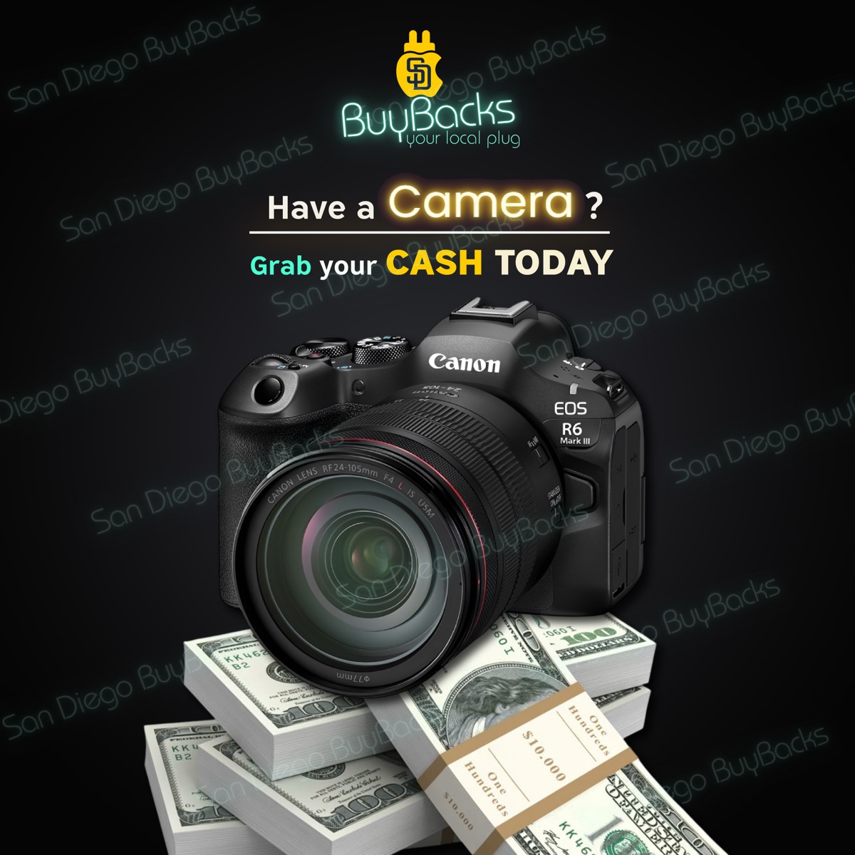 Sell Your DSLR Camera for Cash in San Diego — San Diego BuyBacks in San Diego