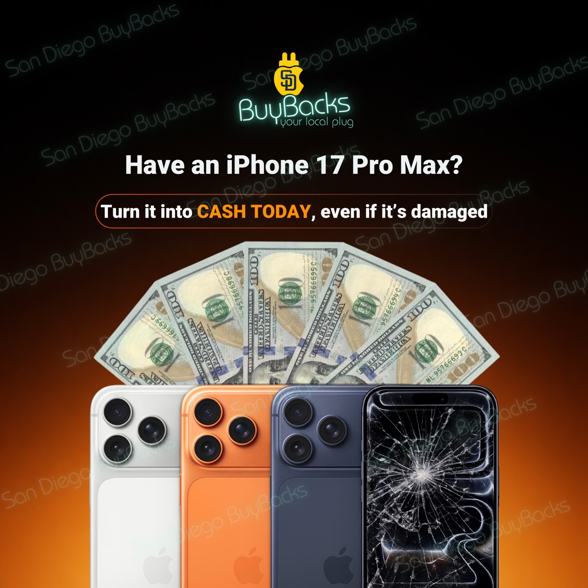 Sell iPhone 15 Pro for Cash in National City — AT&T, Verizon, T-Mobile & Unlocked — San Diego BuyBacks in National City